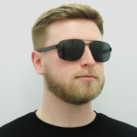 Polo Ralph Lauren Sunglasses 3112 903887 Matte Black Grey