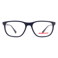 Prada Sport Glasses Frames PS05LV 2881O1 Blue Rubber 55mm Mens