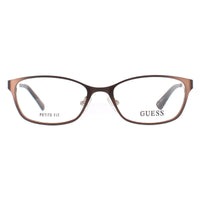 Guess Glasses Frames GU2563 049 Brown Rose Gold Women