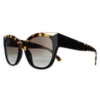 Prada Sunglasses PR02WS 01M0A7 Black Havana Grey Gradient