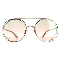 Chloe Sunglasses CH0041S 001 Gold Green Gradient
