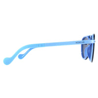 Moncler Sunglasses ML0063 90C Light Blue Blue Mirror