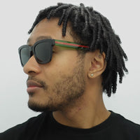 Gucci Sunglasses GG0001SN 003 Havana Green Grey Grey