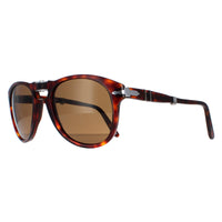 Persol Sunglasses PO0714 24/57 Havana Brown Polarized Folding 54mm
