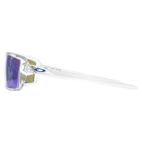 Oakley Sunglasses Cables OO9129-05 Polished Clear Prizm Sapphire Polarized