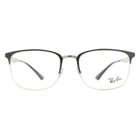 Ray-Ban Glasses Frames RX6421 2997 Black and Silver 52mm