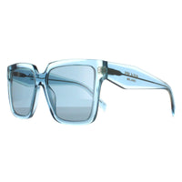 Prada Sunglasses PR24ZS 15I02F Peacock Sky Blue