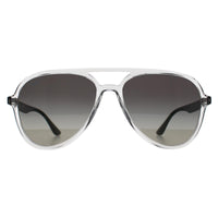 Ray-Ban Sunglasses RB4376 647711 Polished Transparent Grey Gradient