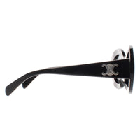 Celine Sunglasses Triomphe CL40292U 01A Shiny Black Smoke Grey