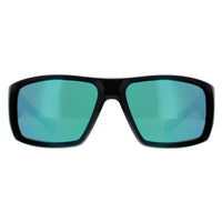 Dragon Sunglasses Equinox X 41089-007 Matte Black H2O Lumalens Deep Green Ion Polarized