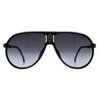 Carrera Sunglasses Champion/N OIT 9O Black Red Dark Grey Gradient