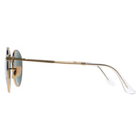 Ray-Ban Sunglasses Round Metal 3447 001 Gold Green 53mm