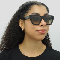 Alexander McQueen Sunglasses AM0299S 002 Dark Havana Brown Gradient