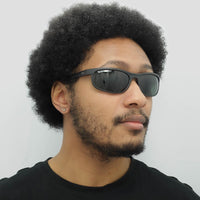 Rayban Sunglasses Predator 2 2027 Black Matt Black Green W1847