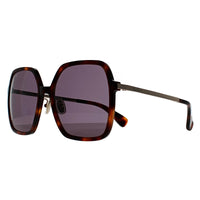 Max Mara Sunglasses MM0059-D 52A Dark Havana Smoke Grey