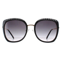 Guess Sunglasses GF0381 01B Shiny Black Smoke Gradient