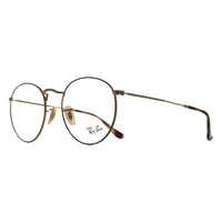 Ray-Ban Glasses Frames RX3447V Round Metal 2945 Havana on Gold Men Women