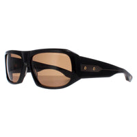 Dita Sunglasses Superflight DTS133-61-01 Black Yellow Gold Dark Brown