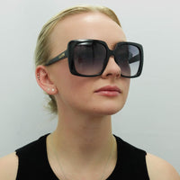 Guess Sunglasses GF6142 01B Black Grey Gradient