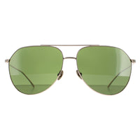 Lacoste Sunglasses L209S 714 Shiny Gold Green