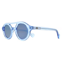 Moncler Sunglasses ML0014 84L Shiny Light Blue Blue