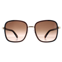 Jimmy Choo Sunglasses ELVA/S FG4 HA Brown Gold Brown Gradient