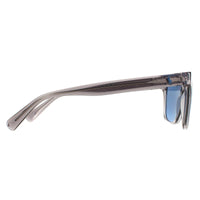 Polo Ralph Lauren Sunglasses PH4167 51111U Shiny Transparent Grey Light Blue Silver Mirror