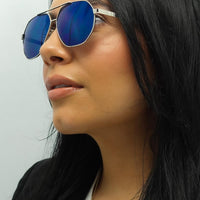Smarty Sunglasses X1117 C Silver Blue