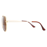 Montana Sunglasses MP94 B Matte Gold Brown Polarized