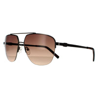 Guess Sunglasses GF5065 08F Shiny Gunmetal Brown Gradient