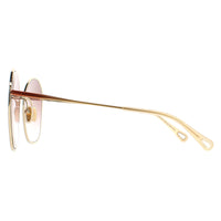 Chloe Sunglasses CH0015S 002 Dark Brown Gold Brown Gradient