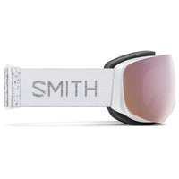 Smith Ski Goggles I/O Mag S 0OR M5 White Chunky Knit ChromaPop Everyday Rose Gold Mirror & CP Storm Rose Flash