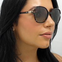 INVU Sunglasses B2114 B Warm Demi Brown Tortoise Brown Polarized