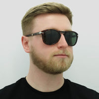 Persol Sunglasses PO0714 24/31 Havana Green Folding 52mm