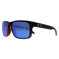 Oakley Sunglasses Holbrook OO9102-W6 Matte Black Red Colourshift Prizm Sapphire
