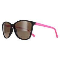 Ted Baker Sunglasses TB1443 Perry 001 Black and Pink Brown Grey