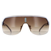Carrera Sunglasses Topcar 1/N P9U HA White Crystal Brown Gradient