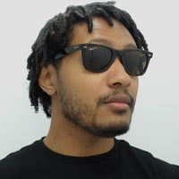 Ray-Ban Sunglasses Wayfarer 2140 Tortoise Brown Polarized 902/57 Medium 50mm