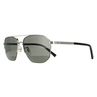 Police Sunglasses SPLA25 Lewis 04 0579 Shiny Full Palladium Smoke Grey