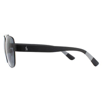 Polo Ralph Lauren Sunglasses PH3119 903881 Matte Black Grey Polarized