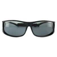 Polaroid Suncovers Fit Over Glasses Sunglasses P8901 KIH Y2 Black Grey Polarized