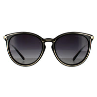 Michael Kors Sunglasses MK1077 1014T3 Light Gold Black Dark Grey Gradient Polarized