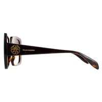 Alexander McQueen Sunglasses AM0378S 002 Tortoise Brown Gradient