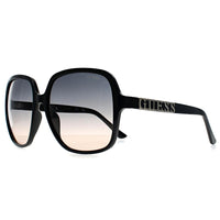 Guess Sunglasses GF6203 01W Shiny Black Blue Pink Gradient