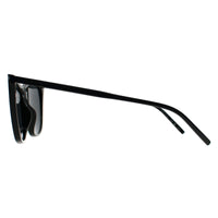 Saint Laurent Sunglasses SL 214 Kate Thin 001 Shiny Black Grey