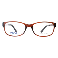 INVU Glasses Frames B4426 D Matte Frosty Amber Women