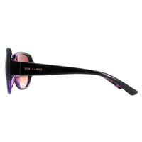 Ted Baker Sunglasses TB1394 Shay 001 Black Purple Brown Gradient