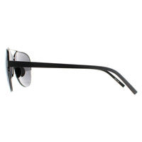 Porsche Design Sunglasses P8676 A Black Mercury Silver Mirror