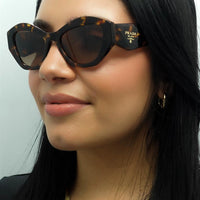 Prada Sunglasses PR07YS VAU6S1 Honey Havana Brown Gradient