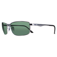 Ray-Ban Sunglasses 3498 004/71 Gunmetal Green 61mm